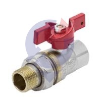 Кран шар лат 1007 Euro нк Ду25 Ру25 м/амер полн баб Aquasfera 1007-03 .