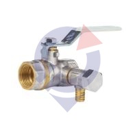 Кран шар лат спуск 1112 Ду20 Ру30 м/м полн рыч Aquasfera Standard 1112-02