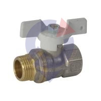 Кран шар лат 1104 Standard нк Ду25 Ру25 м/р полн баб Aquasfera 1104-03 .