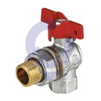 Кран шар лат 1011 Euro нк Ду15 Ру40 м/амер полн угл баб Aquasfera 1011-01 .
