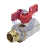 Кран шар лат 1004 Euro нк Ду15 Ру40 м/р полн баб Aquasfera 1004-01 .