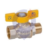 Кран шар лат газ R734G нк Ду15 м/р полн баб Giacomini R734GAX003