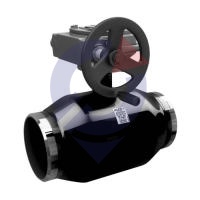 Кран шар ст КШ.Ц.П.Р Ду300 Ру25 п/привар ред LD 300/250.025.Н/П.02