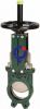 Шиберная ножевая задвижка со штурвалом VG3400-00NI DN125 PN10, TECOFI