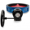 Затвор дисковый поворотный чугун VPI4448-08EP Ду 300 Ру16 с редуктором Tecofi от компании Промышленное Снабжение®